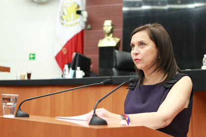 Cristina Díaz Foto: Senado